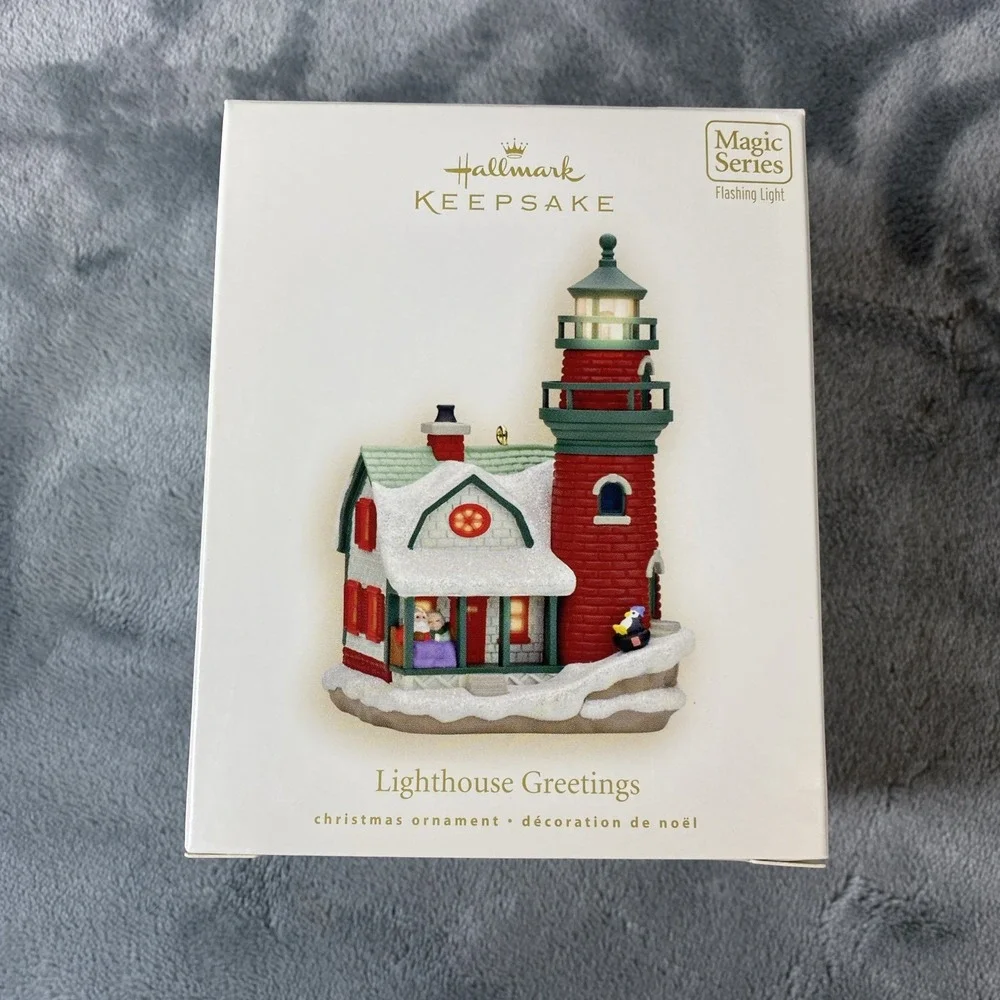 Hallmark lighthouse ornament